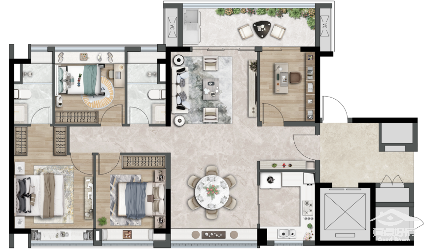 天成户型130.png 天成户型130.png